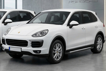 Porsche Cayenne 2010–2017 Stranske stopnice New Vision Black (2 kosa, aluminij) fotografija 1