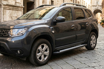 Renault Duster 2018–2024 Stranske stopnice New Vision Black (2 kosa, aluminij) fotografija 1