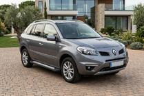 Renault Koleos 2008–2016 Stranske stopnice New Vision Black (2 kosa, aluminij) fotografija 1