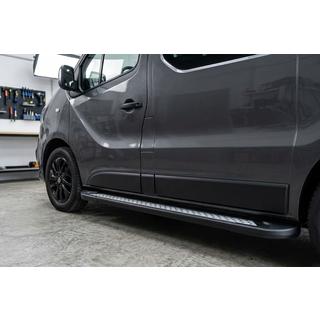 Stranske stopnice New Vision Black (2 kosa, aluminij) Renault Trafic 2015– fotografija 1