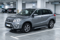 Suzuki Vitara 2015– Stranske stopnice New Vision Black (2 kosa, aluminij) fotografija 1