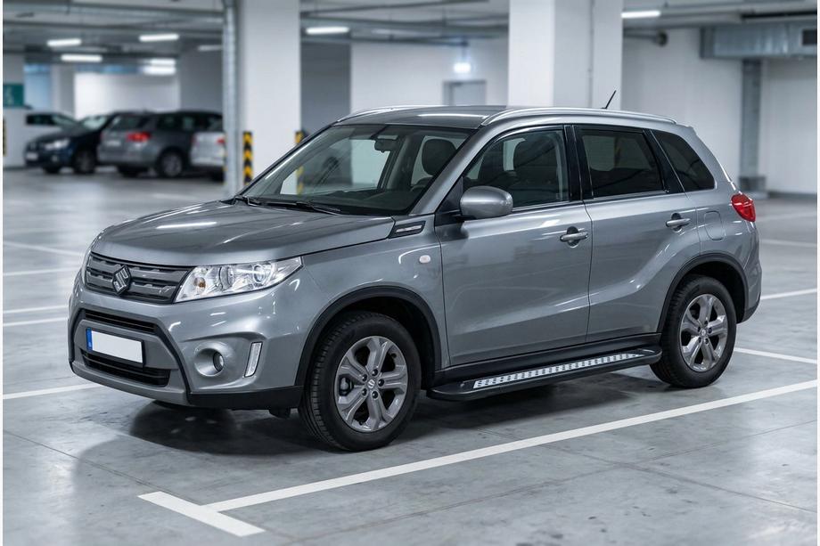 Suzuki Vitara 2015– Stranske stopnice New Vision Black (2 kosa, aluminij) Image