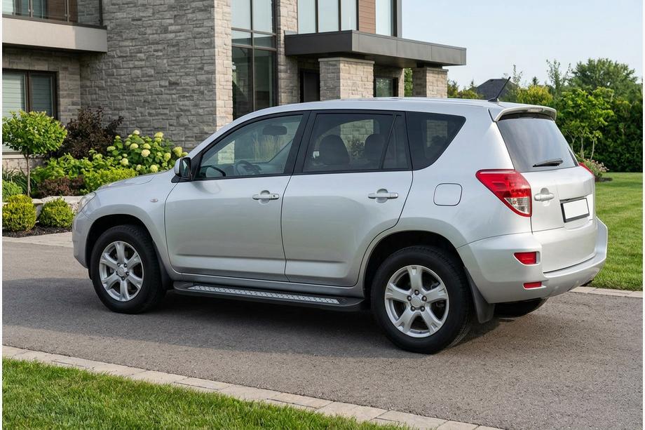 Toyota Rav 4 2006–2013 Stranske stopnice New Vision Black (2 kosa, aluminij) Image