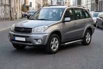 Toyota Rav 4 2001–2005 Stranske stopnice New Vision Black (2 kosa, aluminij) fotografija 1
