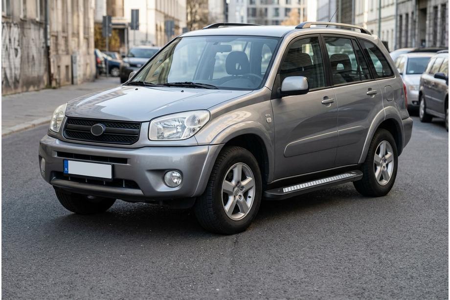 Toyota Rav 4 2001–2005 Stranske stopnice New Vision Black (2 kosa, aluminij) Image