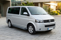 Volkswagen T5 2010–2015 Stranske stopnice New Vision Black (2 kosa, aluminij) fotografija 1