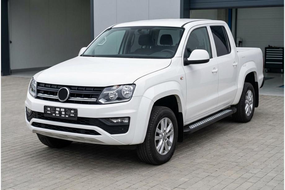 Volkswagen Amarok 2010–2022 Stranske stopnice New Vision Black (2 kosa, aluminij) Image