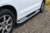 Audi Q5 2017–2025 Bočne stopnice Tayga V2 (2 kosa, aluminij) fotografija 4