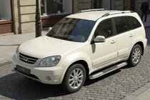Chery Tiggo 1 2005–2016 Bočne stopnice Tayga V2 (2 kosa, aluminij) fotografija 1
