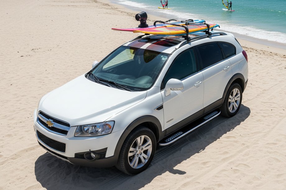 Chevrolet Captiva 2006–2019 Bočne stopnice Tayga V2 (2 kosa, aluminij) Image