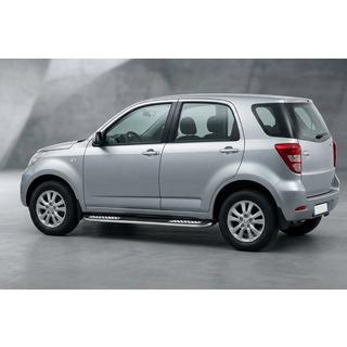 Bočne stopnice Tayga V2 (2 kosa, aluminij) Daihatsu Terios 2006–2017 fotografija 1