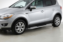 Ford Kuga 2008–2013 Bočne stopnice Tayga V2 (2 kosa, aluminij) fotografija 1