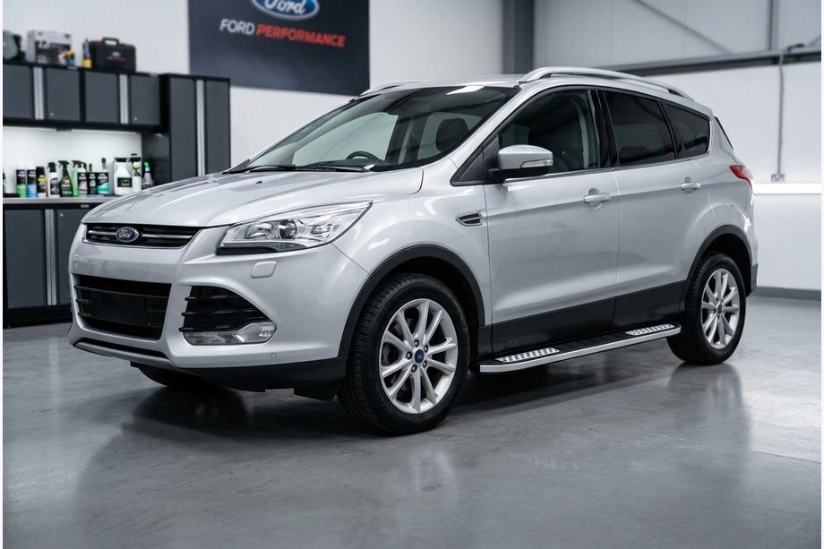 Ford Kuga/Escape 2013–2019 Stranske stopnice Tayga V2 (2 kos, aluminij) Image