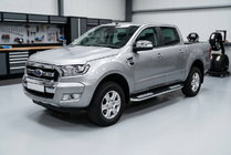 Ford Ranger 2011–2022 Bočne stopnice Tayga V2 (2 kosa, aluminij) fotografija 1