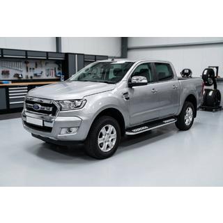 Bočne stopnice Tayga V2 (2 kosa, aluminij) Ford Ranger 2011–2022 fotografija 1
