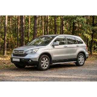Bočne stopnice Tayga V2 (2 kosa, aluminij) Honda CRV 2007–2011 fotografija 1