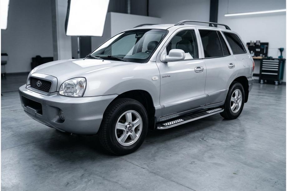 Hyundai Santa Fe 1 2000–2006 Bočne stopnice Tayga V2 (2 kosa, aluminij) Image