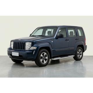 Bočne stopnice Tayga V2 (2 kosa, aluminij) Jeep Cherokee/Liberty 2007–2013 fotografija 1