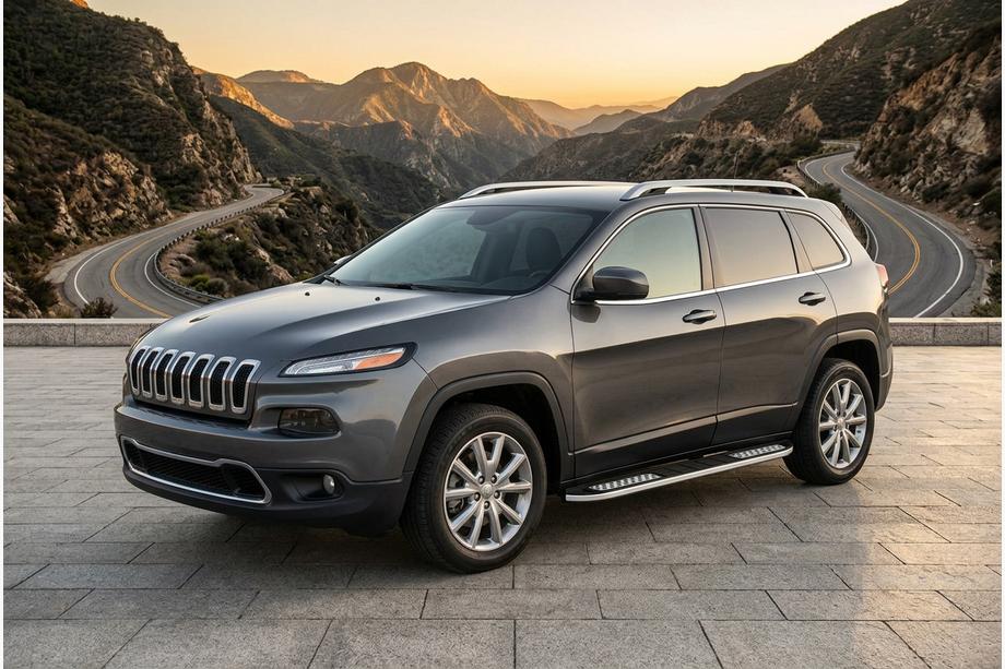 Jeep Cherokee KL 2013– Bočne stopnice Tayga V2 (2 kosa, aluminij) Image
