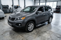 Kia Sorento II XM 2009–2014 Bočne stopnice Tayga V2 (2 kosa, aluminij) 2013-2016 fotografija 1