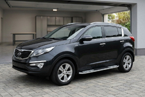 Kia Sportage 2010–2015 Bočne stopnice Tayga V2 (2 kosa, aluminij) fotografija 1