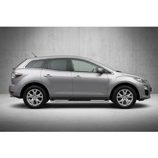 Bočne stopnice Tayga V2 (2 kosa, aluminij) Mazda CX-7 2006–2012 fotografija 1