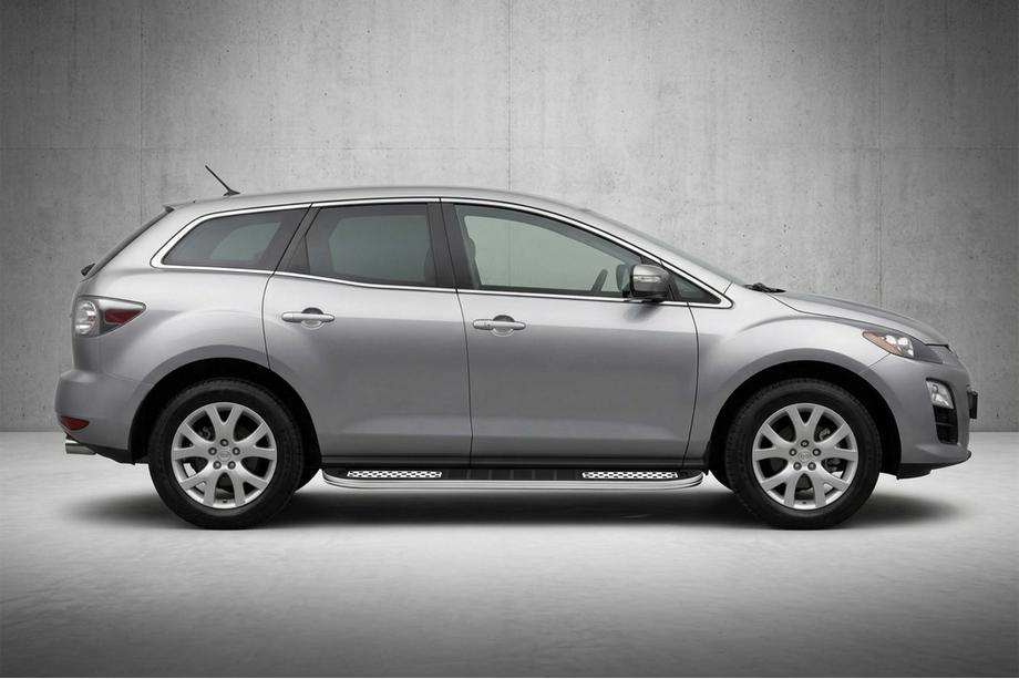 Mazda CX-7 2006–2012 Bočne stopnice Tayga V2 (2 kosa, aluminij) Image
