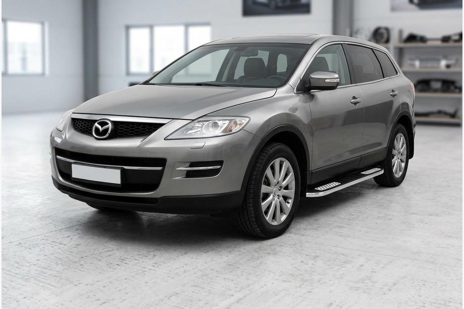 Mazda CX-9 2007–2016 Bočne stopnice Tayga V2 (2 kosa, aluminij) Image