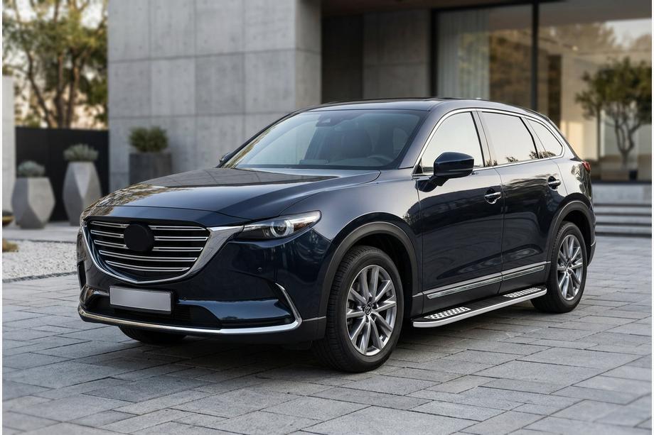 Mazda CX-9 2017– Bočne stopnice Tayga V2 (2 kosa, aluminij) Image