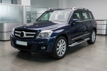 Mercedes GLK class X204 2008–2015 Bočne stopnice Tayga V2 (2 kosa, aluminij) fotografija 1