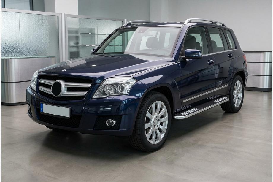 Mercedes GLK class X204 2008–2015 Bočne stopnice Tayga V2 (2 kosa, aluminij) Image