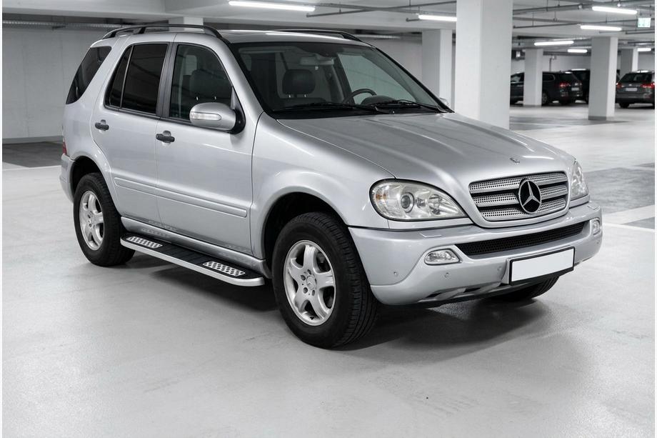 Mercedes ML W163 1997–2005 Bočne stopnice Tayga V2 (2 kosa, aluminij) Image