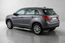Mitsubishi ASX 2010–2023 Bočne stopnice Tayga V2 (2 kosa, aluminij) fotografija 1