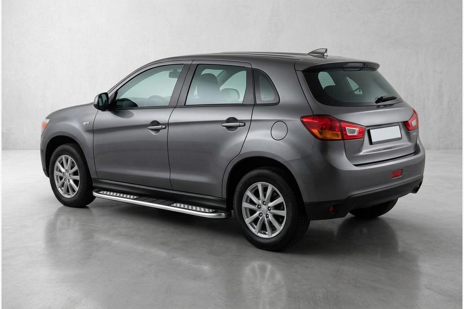 Mitsubishi ASX 2010–2023 Bočne stopnice Tayga V2 (2 kosa, aluminij) Image