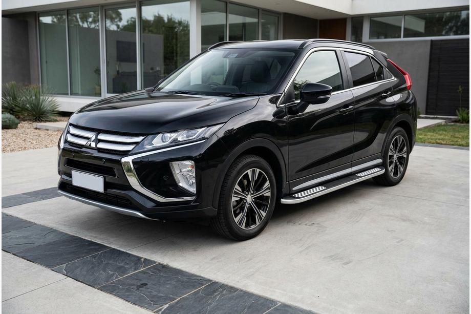 Mitsubishi Eclipse Cross 2017– Bočne stopnice Tayga V2 (2 kosa, aluminij) Image