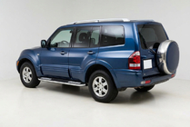Mitsubishi Pajero Wagon III 1999–2006 Bočne stopnice Tayga V2 (2 kosa, aluminij) fotografija 1