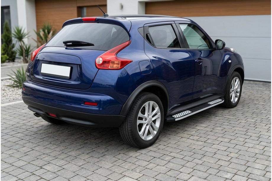 Nissan Juke 2010–2019 Bočne stopnice Tayga V2 (2 kosa, aluminij) Image