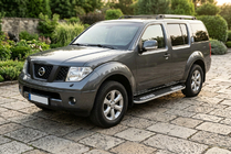Nissan Pathfinder R51 2005–2014 Bočne stopnice Tayga V2 (2 kosa, aluminij) fotografija 1