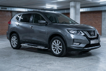 Nissan X-trail T32/Rogue 2014–2021 Bočne stopnice Tayga V2 (2 kosa, aluminij) fotografija 1