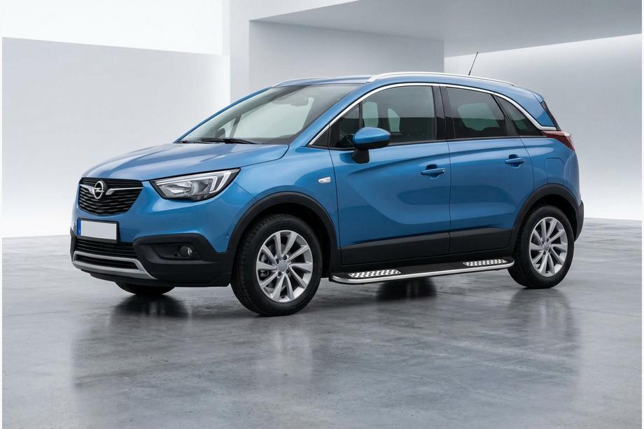 Opel Crossland X 2017–2024 Bočne stopnice Tayga V2 (2 kosa, aluminij) Image