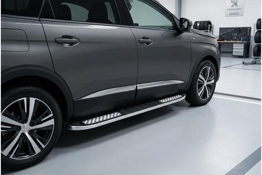 Peugeot 5008 2016–2023 Bočne stopnice Tayga V2 (2 kosa, aluminij) Image