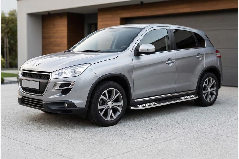 Peugeot 4008 2012–2017 Bočne stopnice Tayga V2 (2 kosa, aluminij) Image