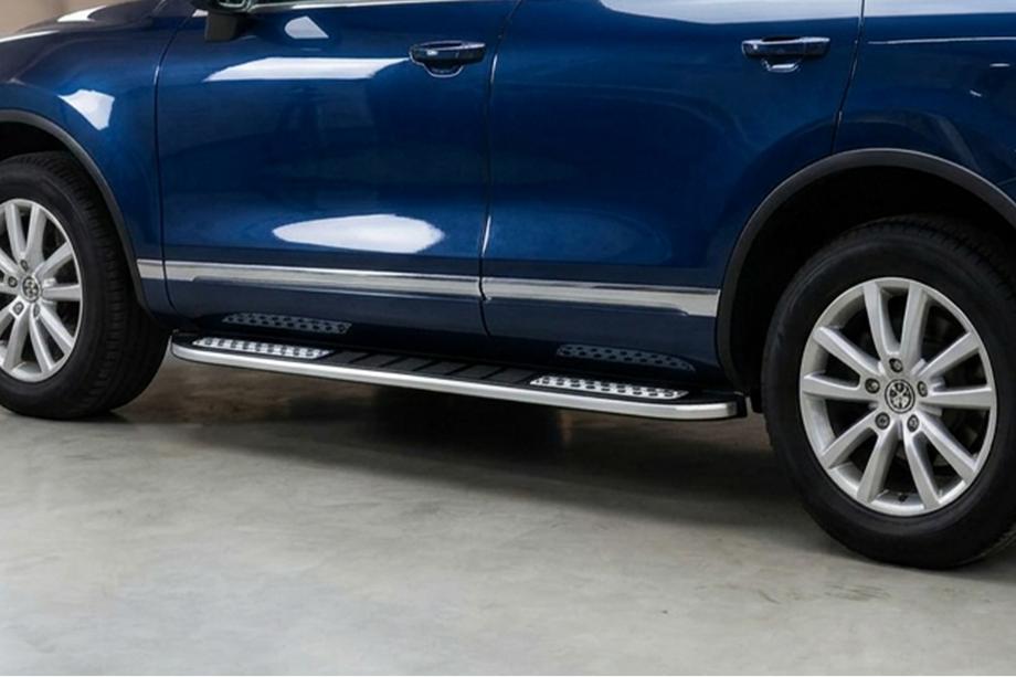 Porsche Cayenne 2003–2010 Bočne stopnice Tayga V2 (2 kosa, aluminij) Image