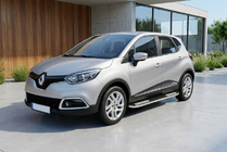 Renault Captur 2013–2019 Bočne stopnice Tayga V2 (2 kosa, aluminij) fotografija 1