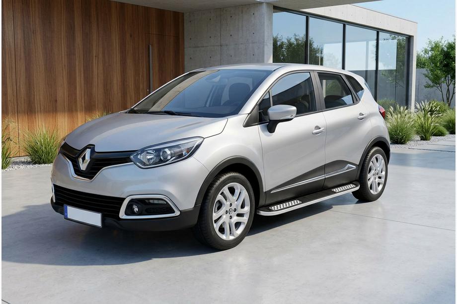 Renault Captur 2013–2019 Bočne stopnice Tayga V2 (2 kosa, aluminij) Image