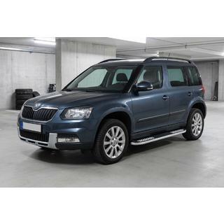 Bočne stopnice Tayga V2 (2 kosa, aluminij) Skoda Yeti 2009–2017 fotografija 1