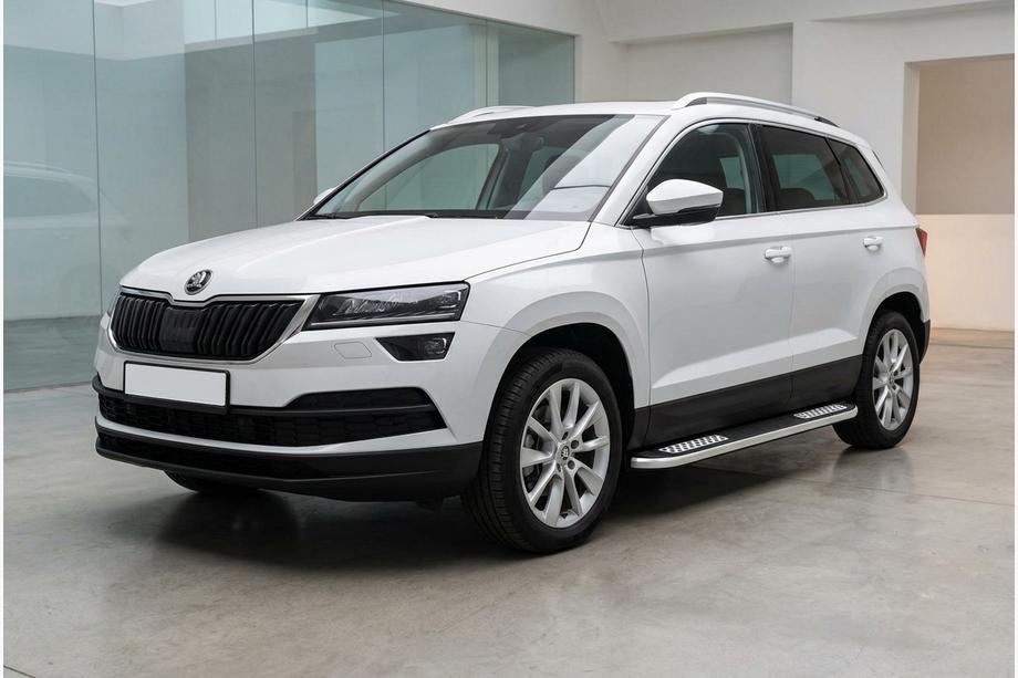 Skoda Karoq 2018– Bočne stopnice Tayga V2 (2 kosa, aluminij) Image