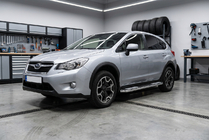 Subaru XV 2011–2017 Bočne stopnice Tayga V2 (2 kosa, aluminij) fotografija 1
