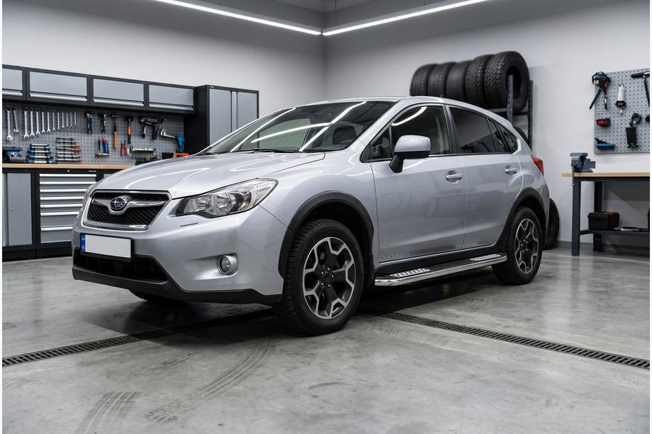 Subaru XV 2011–2017 Bočne stopnice Tayga V2 (2 kosa, aluminij) Image
