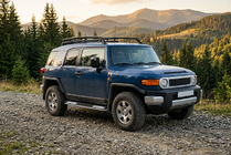 Toyota FJ Cruiser 2006–2022 Bočne stopnice Tayga V2 (2 kosa, aluminij) fotografija 1
